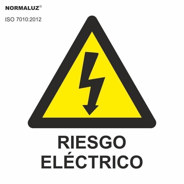 PEGATINAS RIESGO ELECTRICO  5 Cms.