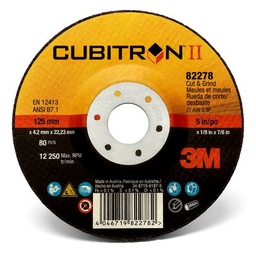 [3M65512] DISCO CORTE CUBITRON II 3M 125 x 1