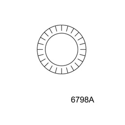 [6798A85,1] ARANDELA DIN 6798A 8.8 5,1