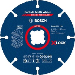 [BO2608901193] DISCOS DE CORTE EXPERT CARBIDE MULTI WHEEL X-LOCK 125MM BOSCH