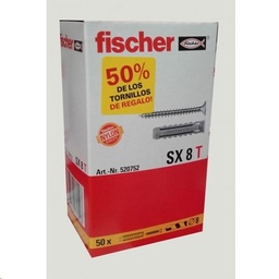 [FI520752] TACO FISCHER SX 8 + TORNILLO 5X50